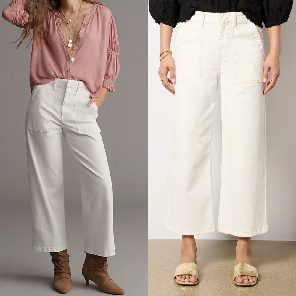 Pistola Sophia Crop Wide Leg Pants